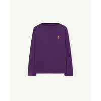 The Animals Observatory Purple Logo Deer T-Shirt