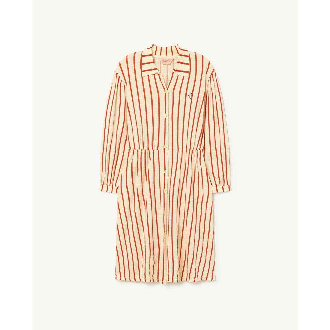 The Animals Observatory Yellow Stripe Dolphin Kids Dress