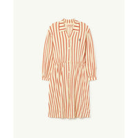 The Animals Observatory Yellow Stripe Dolphin Kids Dress
