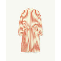 The Animals Observatory Yellow Stripe Dolphin Kids Dress