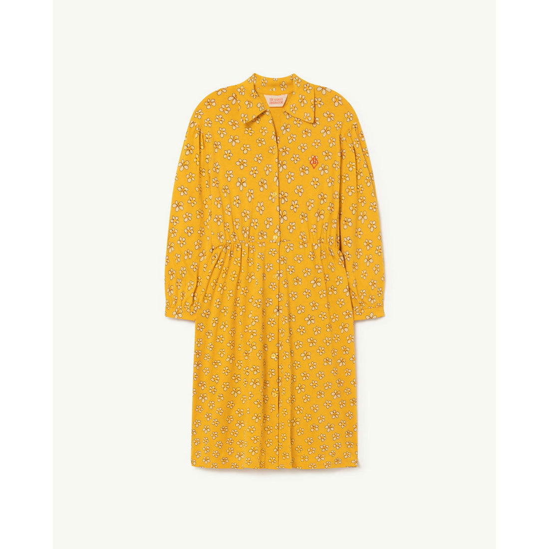 The Animals Observatory Yellow Flow Dolphin Kids Dress