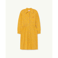 The Animals Observatory Yellow Flow Dolphin Kids Dress