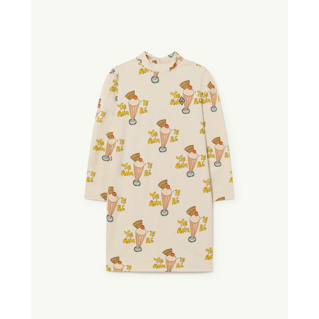The Animals Observatory White Ice Cream Jersey Bug Dress