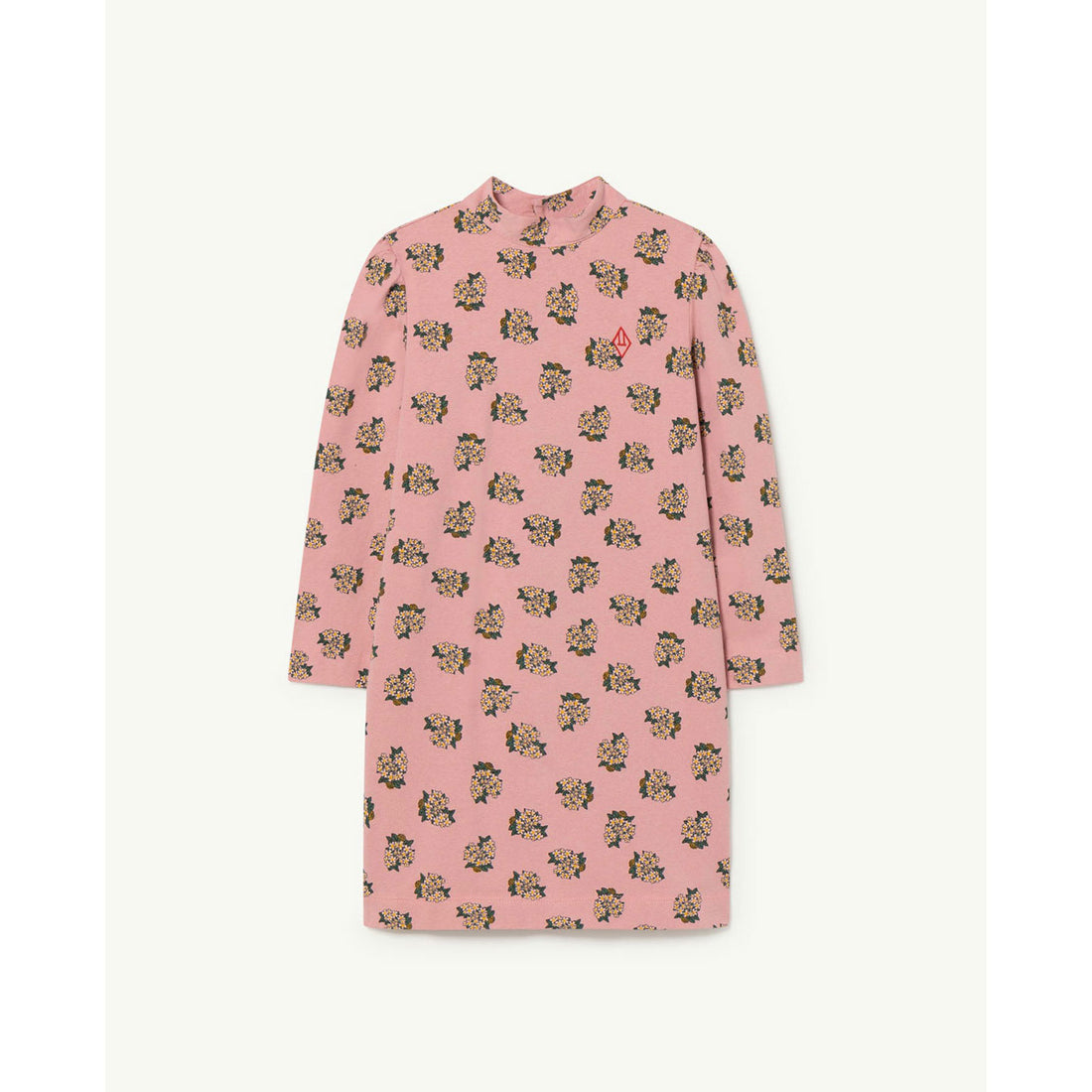 The Animals Observatory Pink Flowe Jersey Bug Dress
