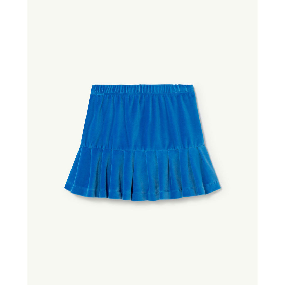 The Animals Observatory Blue Logo Velvet Bird Skirt