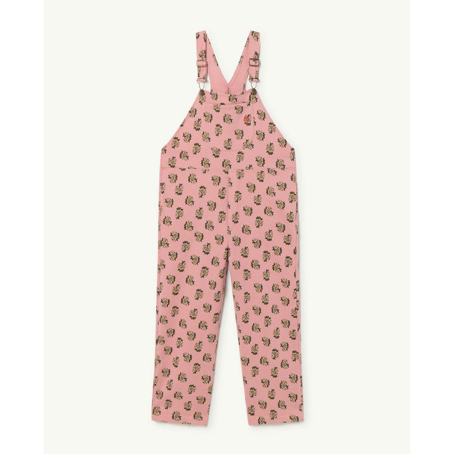The Animals Observatory Pink Flower Jersey Mule Jumpsuit