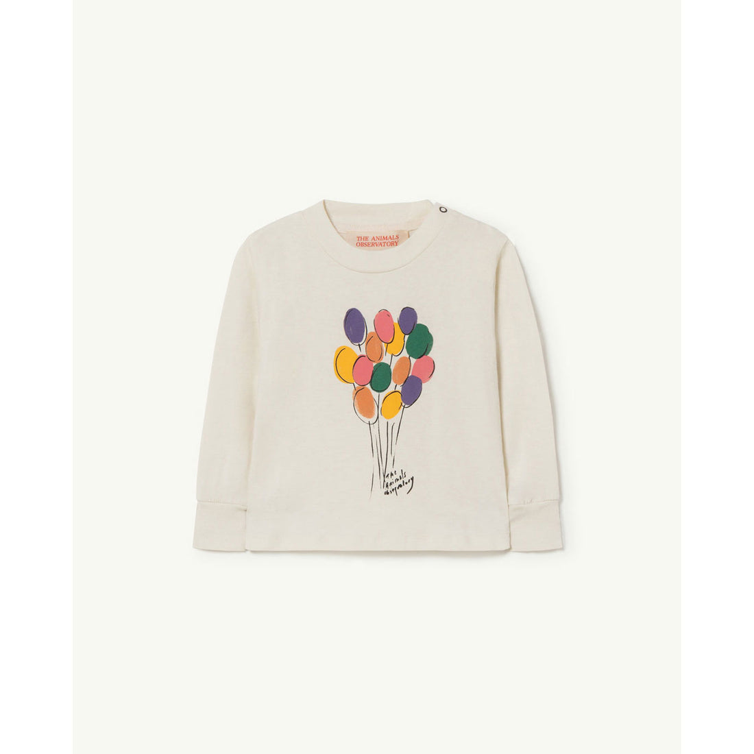 The Animals Observatory White Balloon Dog Baby T-Shirt
