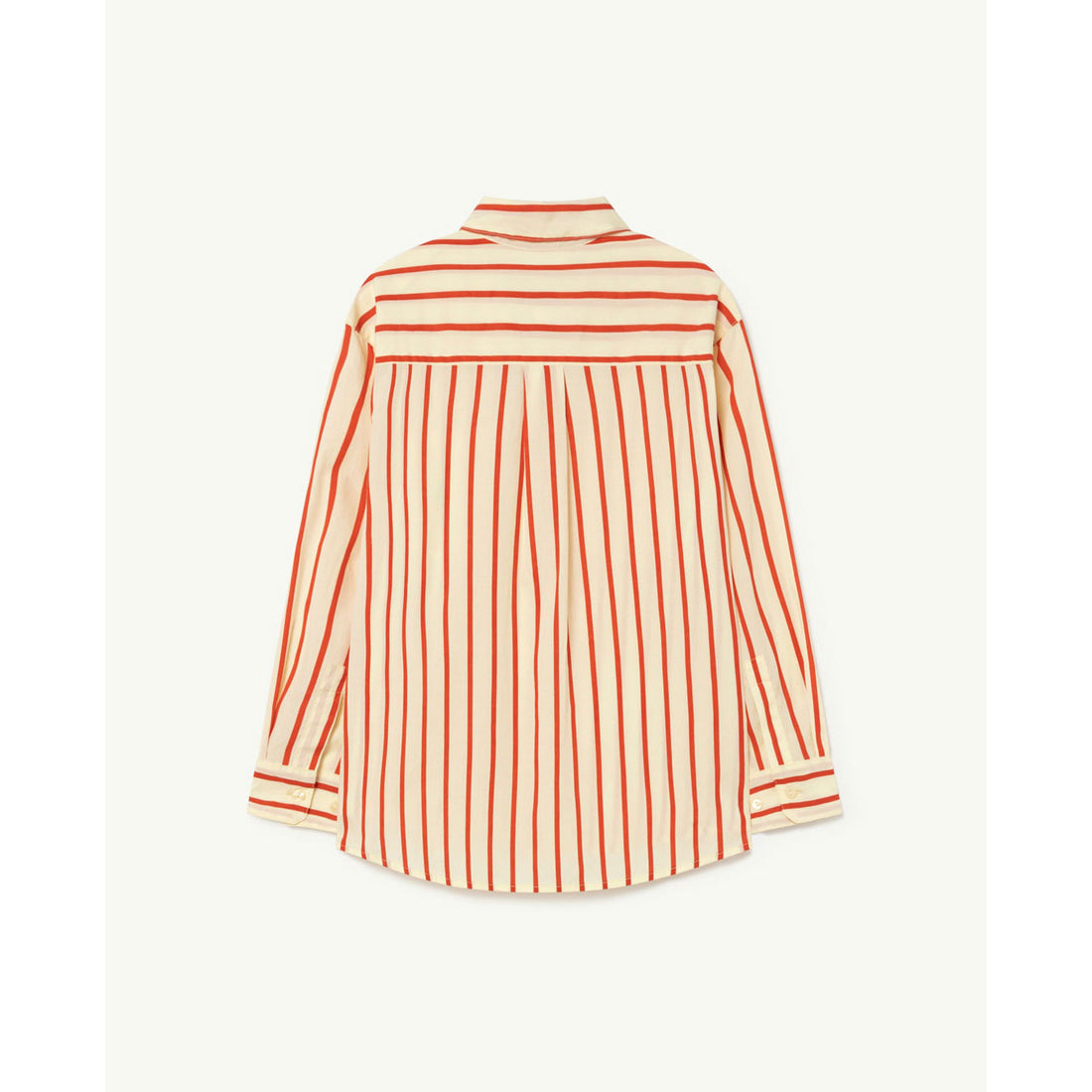 The Animals Observatory Yellow Stripe Wolf Kids Shirt