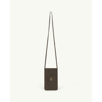 The Animals Observatory Green Logo Leather Bag