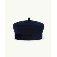 The Animals Observatory Navy Felt Beret Hat