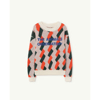 The Animals Observatory White Tao Arty Bull Sweater