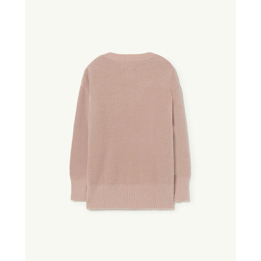 The Animals Observatory Beige Graphic Bull Sweater