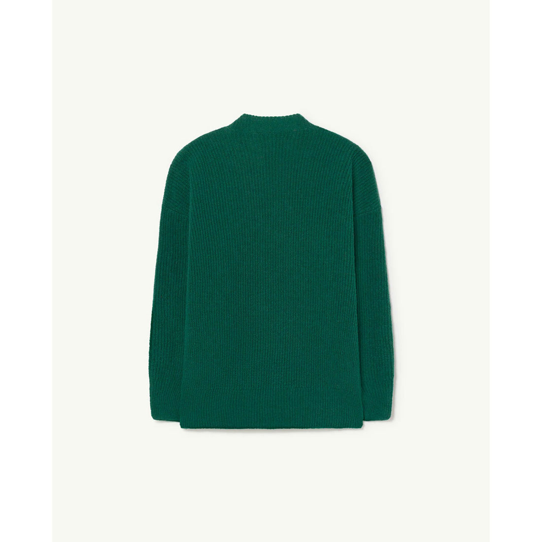 The Animals Observatory Green Logo Plain Raccoon Cardigan