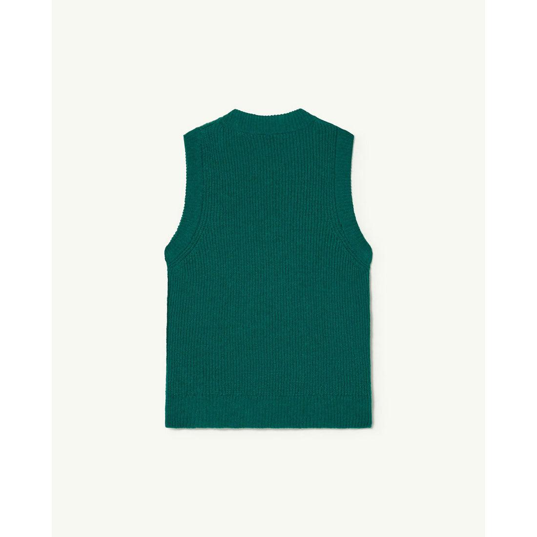 The Animals Observatory Green Logo Plain Bat Vest