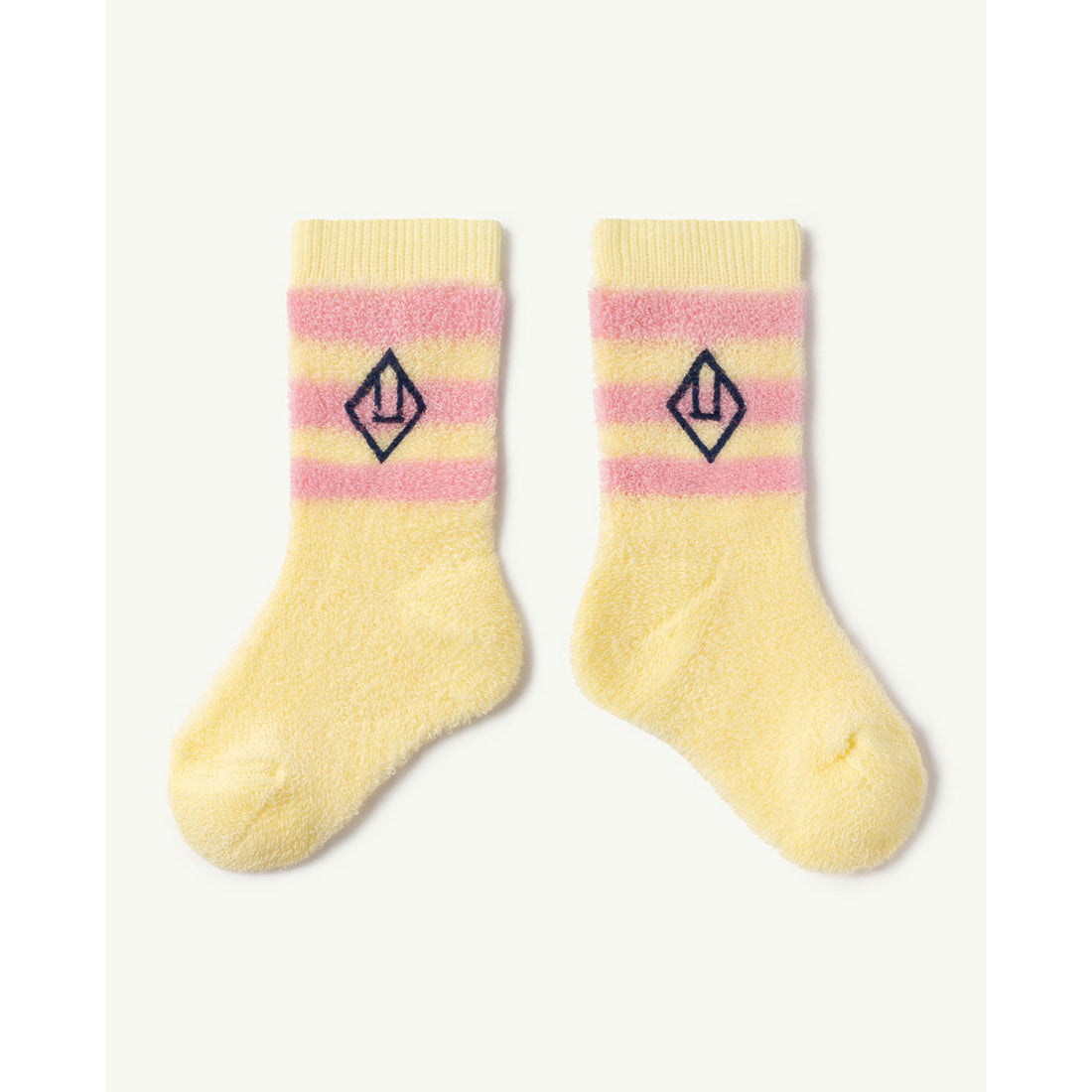 The Animals Observatory Soft Yellow Skunk Baby Socks