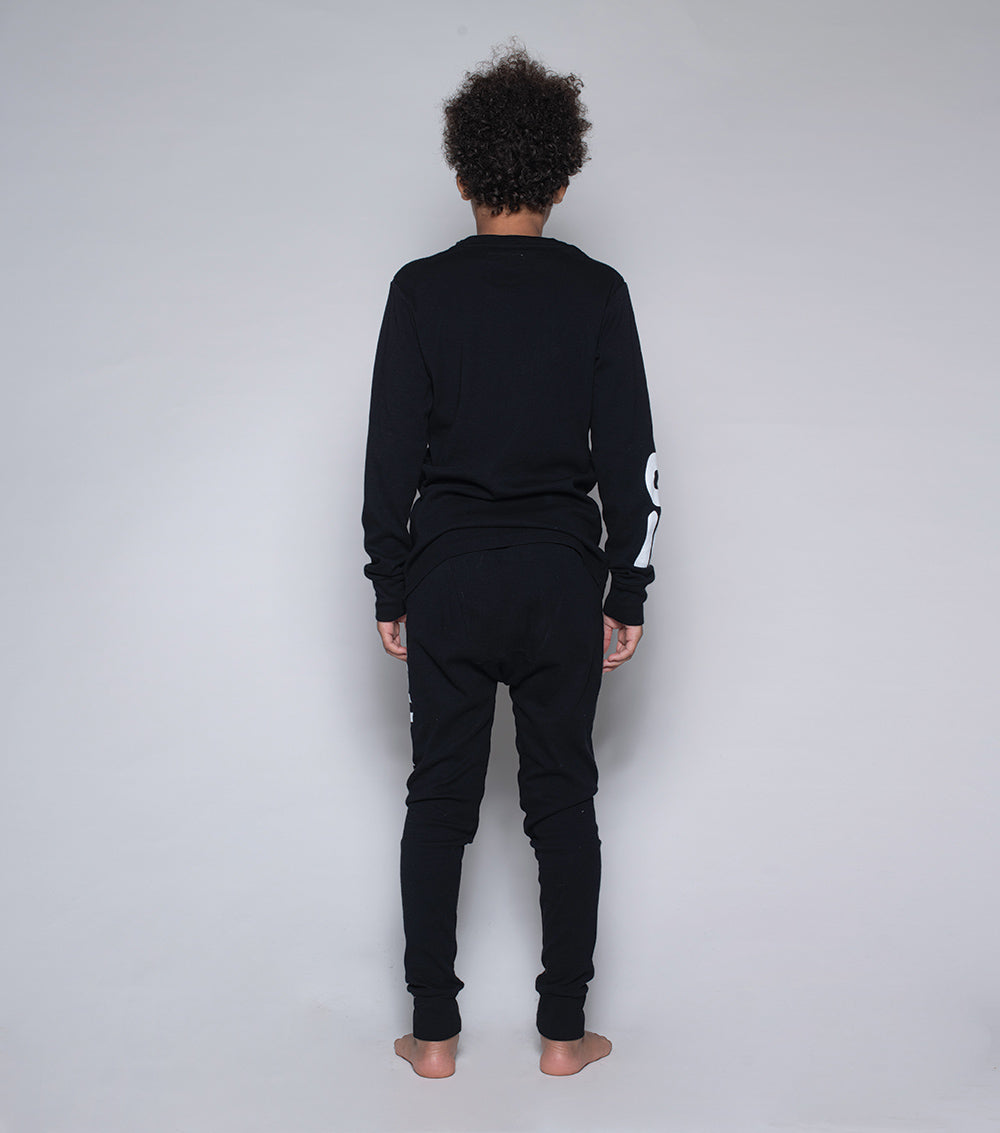 NUNUNU Black Fila X Nununu Skull Loungewear