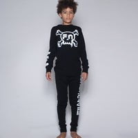 NUNUNU Black Fila X Nununu Skull Loungewear