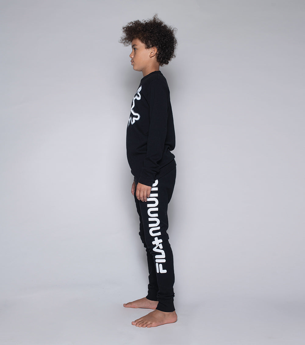NUNUNU Black Fila X Nununu Skull Loungewear