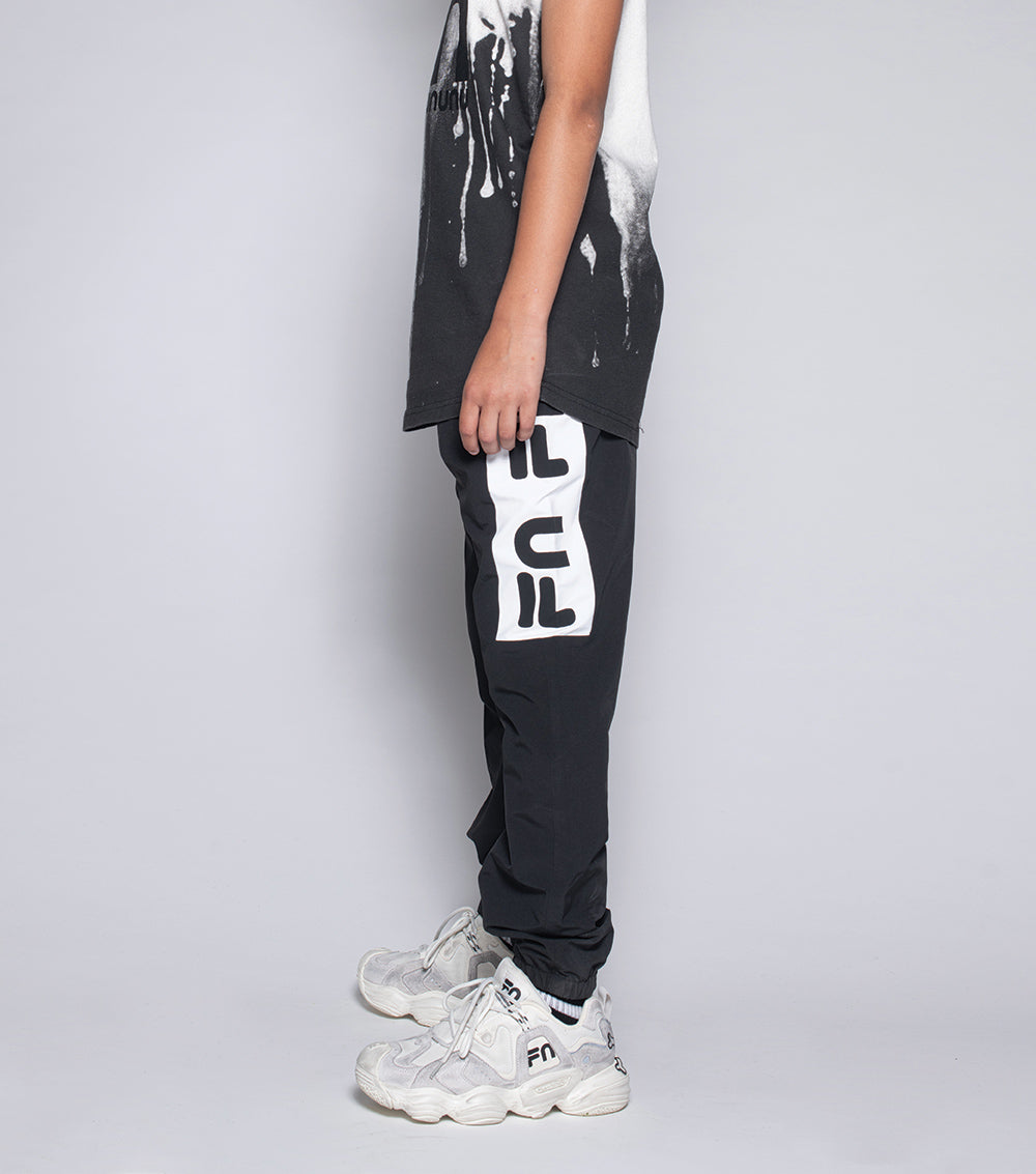 NUNUNU Black Fila X Nununu Woven Training Pants