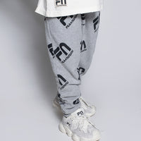 NUNUNU Heather Grey Fila X Nununu Fun Baggy Pants