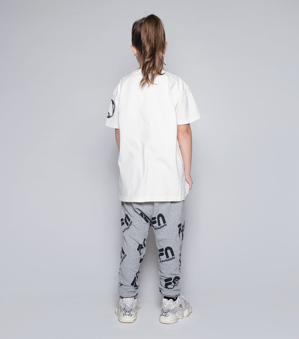 NUNUNU Heather Grey Fila X Nununu Fun Baggy Pants