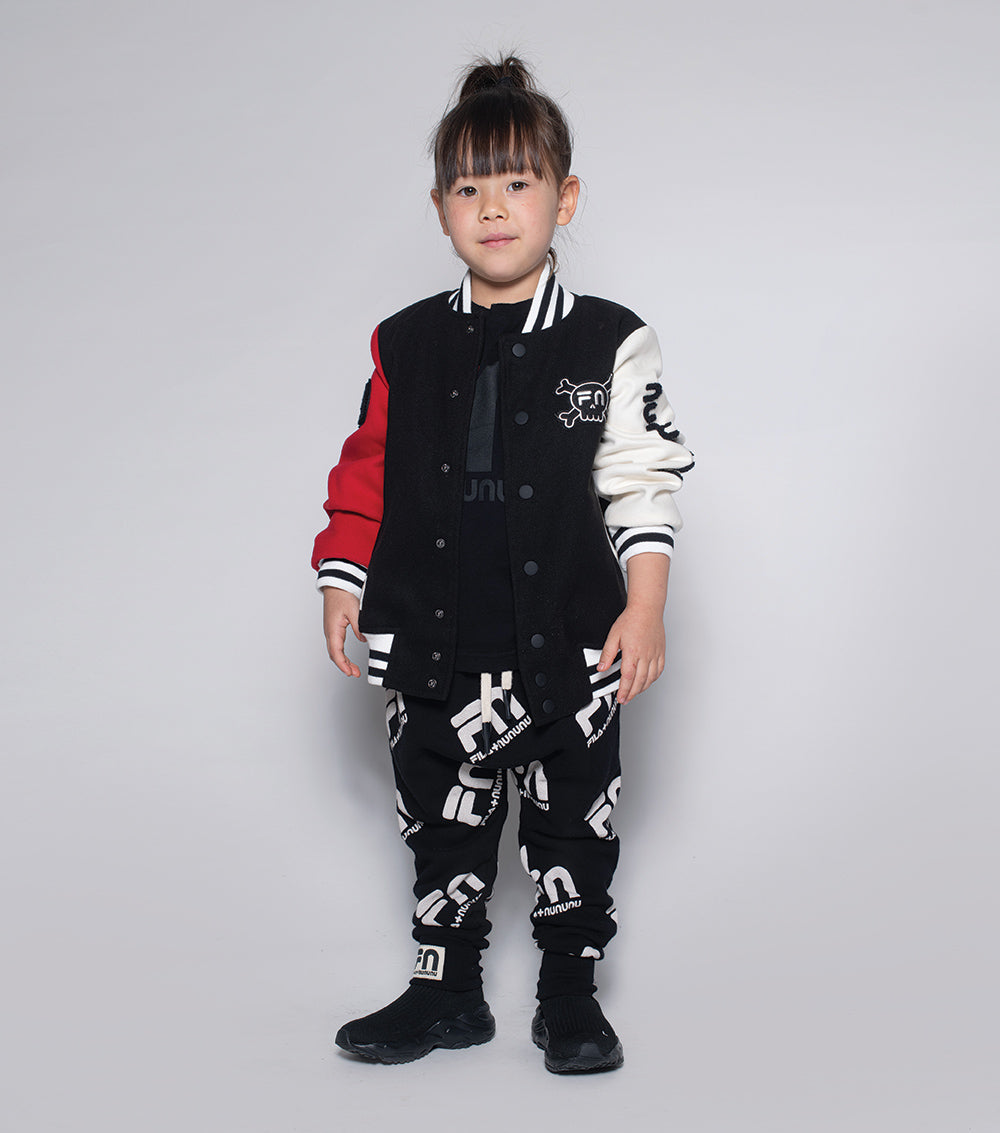 NUNUNU Black Fila X Nununu Fun Baggy Pants