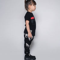 NUNUNU Black Fila X Nununu Fun Baggy Pants