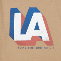 Hundred Pieces Latte Organic Cotton La Surf Long Sleeves T-Shirt