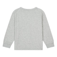 Hundred Pieces Heather Grey Organic Cotton Stay Loose Long Sleeves T-Shirt