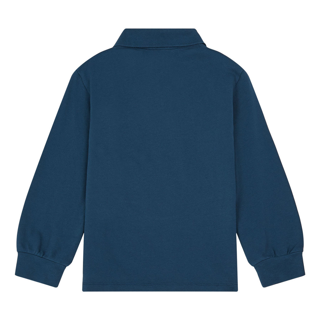 Hundred Pieces Work Blue Long Sleeves Polo