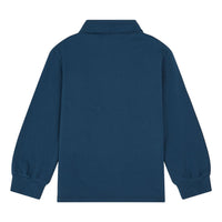 Hundred Pieces Work Blue Long Sleeves Polo