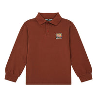 Hundred Pieces Rust Long Sleeves Polo
