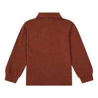Hundred Pieces Rust Long Sleeves Polo