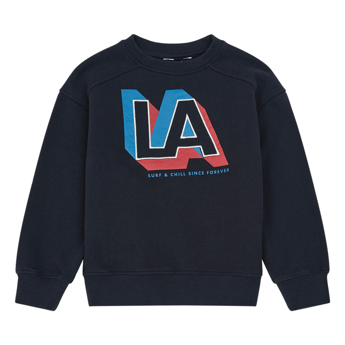 Hundred Pieces Off Black Organic Cotton La Surf Sweatshirt