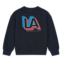 Hundred Pieces Off Black Organic Cotton La Surf Sweatshirt