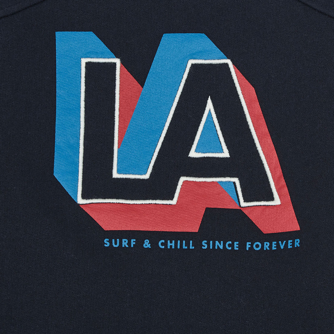 Hundred Pieces Off Black Organic Cotton La Surf Sweatshirt