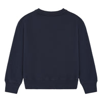 Hundred Pieces Navy Organic Cotton Chilling Sweatshirt