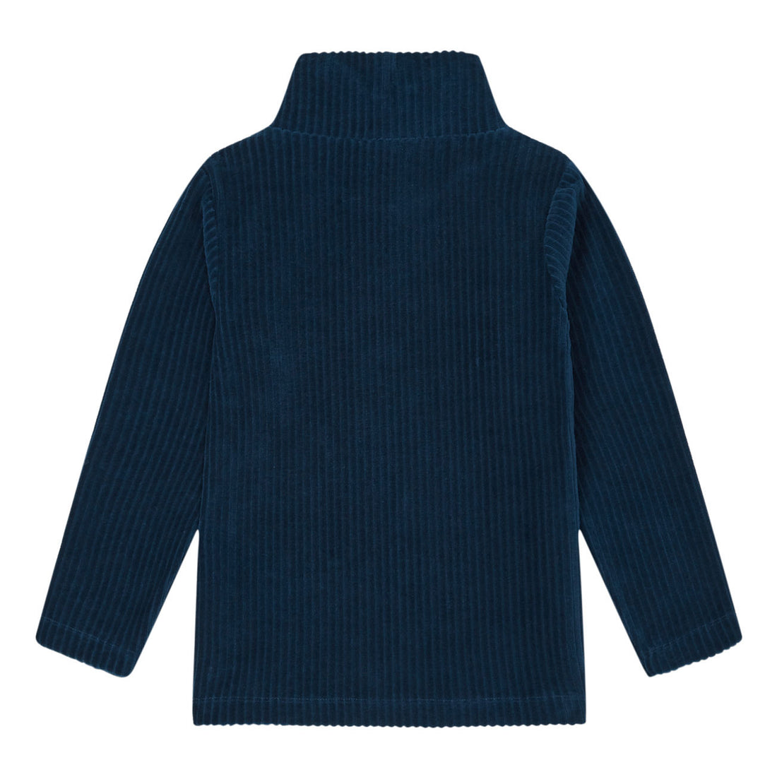 Hundred Pieces Work Blue Organic Cotton Turtleneck