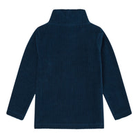 Hundred Pieces Work Blue Organic Cotton Turtleneck