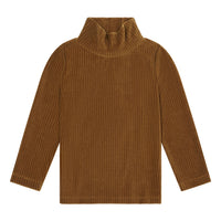 Hundred Pieces Ocre Organic Cotton Turtleneck