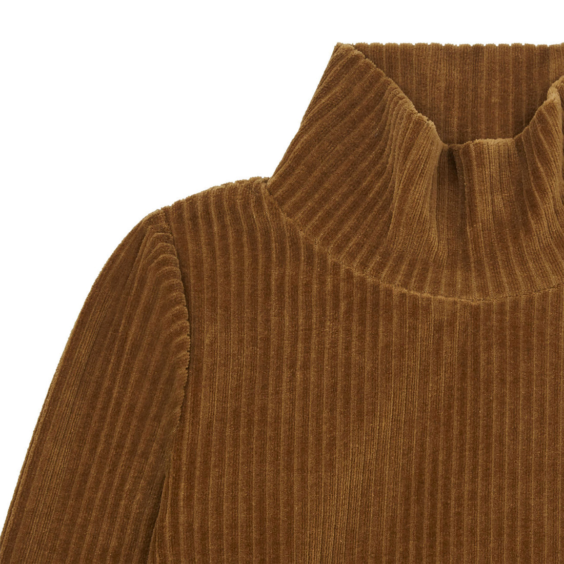 Hundred Pieces Ocre Organic Cotton Turtleneck
