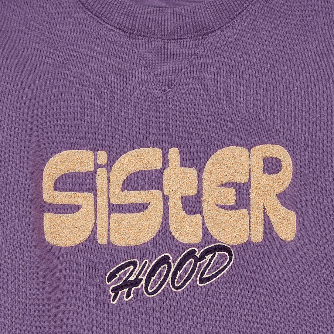Hundred Pieces Iris Organic Cotton Sister Hood Sweatshirt