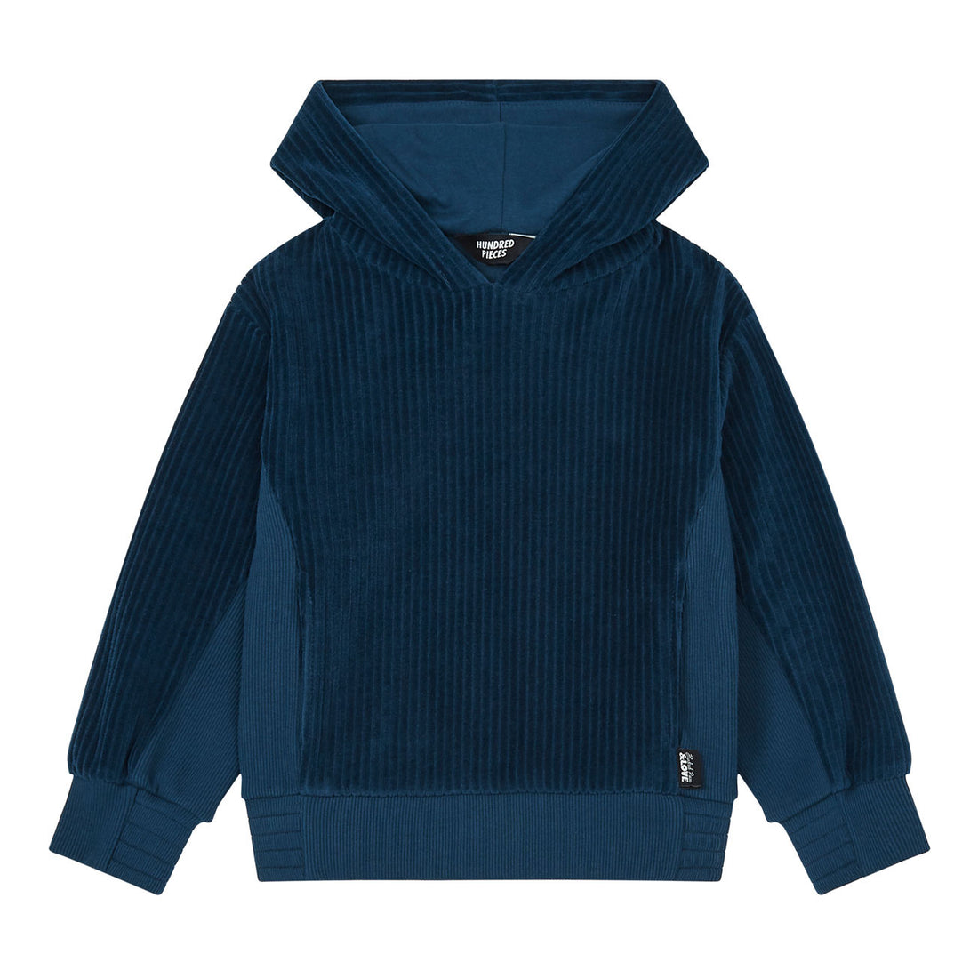 Hundred Pieces Work Blue Organic Corduroy Hoodie