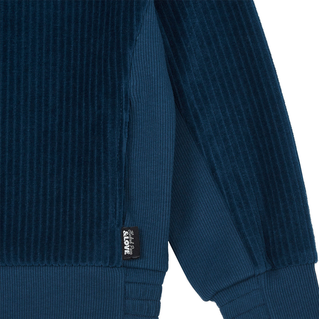 Hundred Pieces Work Blue Organic Corduroy Hoodie