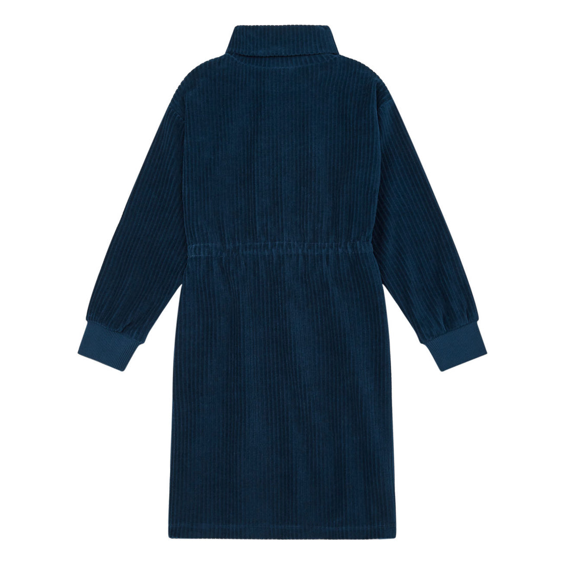 Hundred Pieces Work Blue Long Organic Velvet Dress