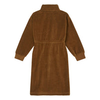 Hundred Pieces Ocre Long Organic Velvet Dress