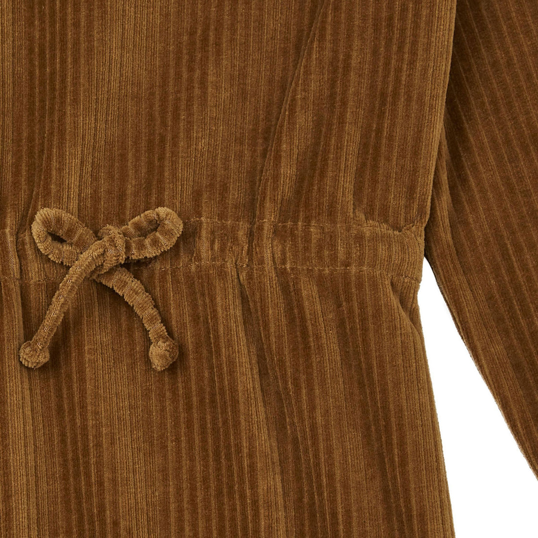 Hundred Pieces Ocre Long Organic Velvet Dress