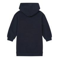 Hundred Pieces Off Black Organic Cotton Youth Division Hoodie Dress