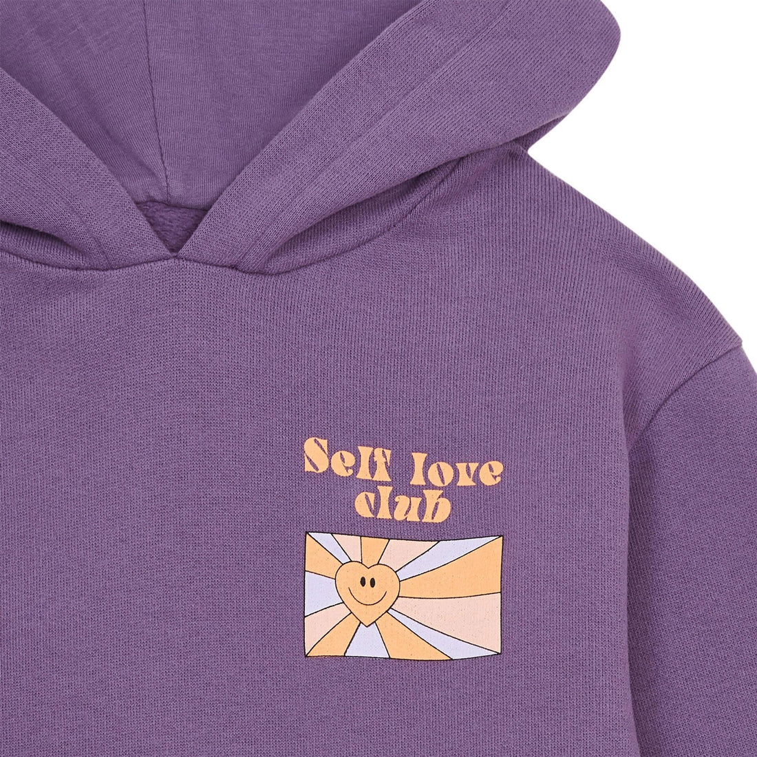 Hundred Pieces Iris Organic Cotton Self Love Club Hoodie Dress