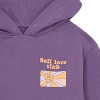 Hundred Pieces Iris Organic Cotton Self Love Club Hoodie Dress